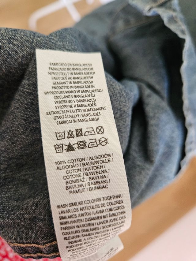 Camisa hombre vaquera