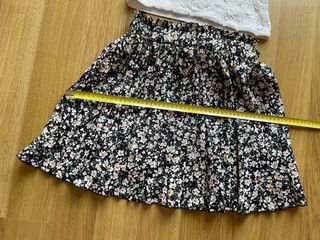 Falda plisada flores Shein T.XS