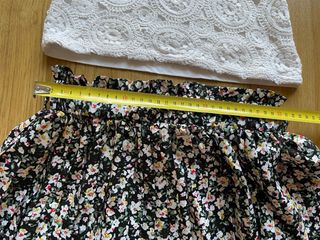 Falda plisada flores Shein T.XS