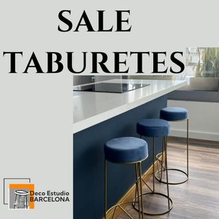 Taburete altos apoya pies acero 