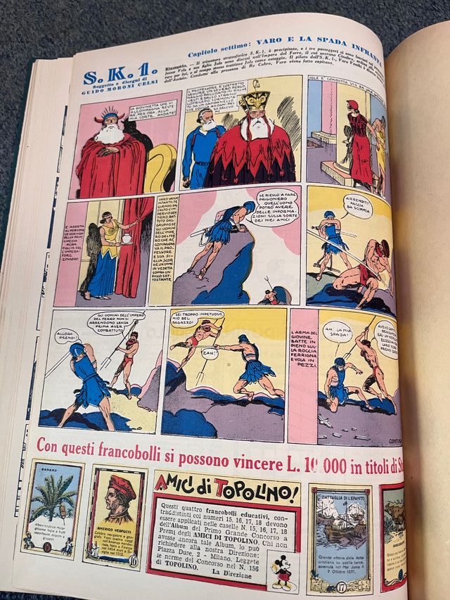 Raccolta numeri 137-157 fumetti Topolino del 1935