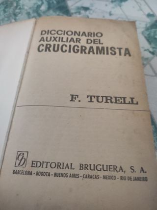 Diccionario aux. Del crucigramista