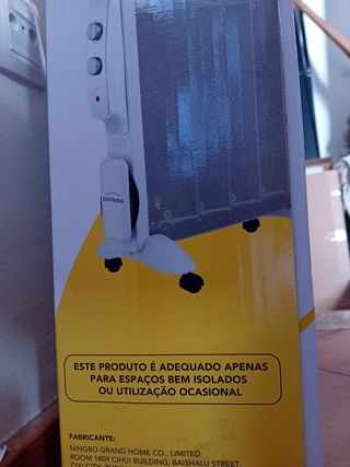 Aquecedor de mica 2 nível de potência