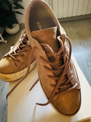 Zapatillas converse one star lila metalizado