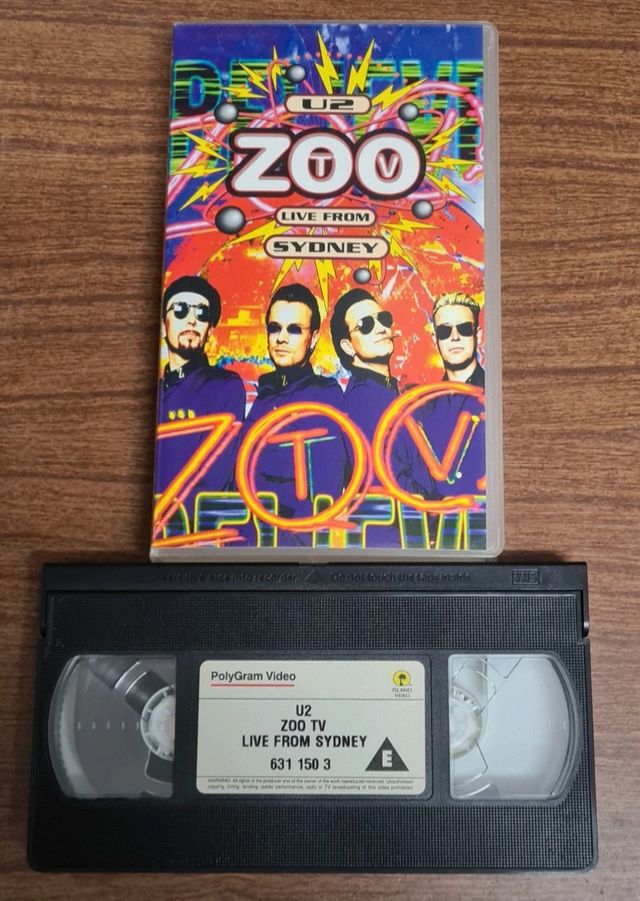 U2 - Zoo Tv live From Sydney - VHS