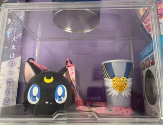 Palomitera Luna y Vaso sailor moon cosmos