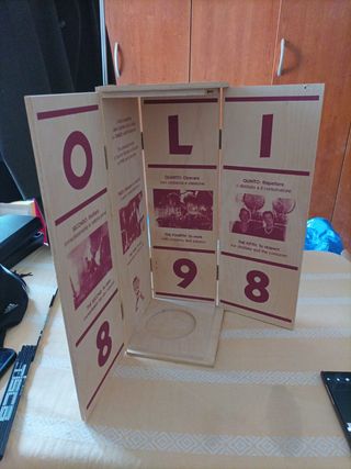 Scatola legno porta bottiglie 