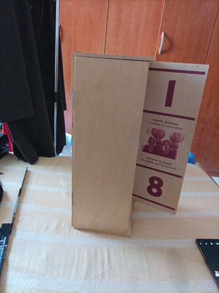 Scatola legno porta bottiglie 