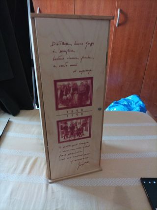 Scatola legno porta bottiglie 