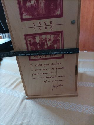Scatola legno porta bottiglie 