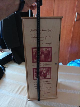 Scatola legno porta bottiglie 
