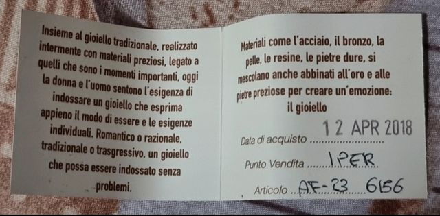 Franchetti Bracciale Uomo - Articolo AF-23 6156