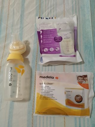 Sacaleches Medela Swing más accesorios