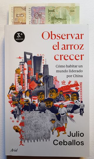 Lote de 3 billetes chinos (1 yuan, 5 y 1 jiao)