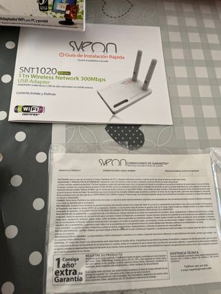 Adaptador inalámbrico wifi