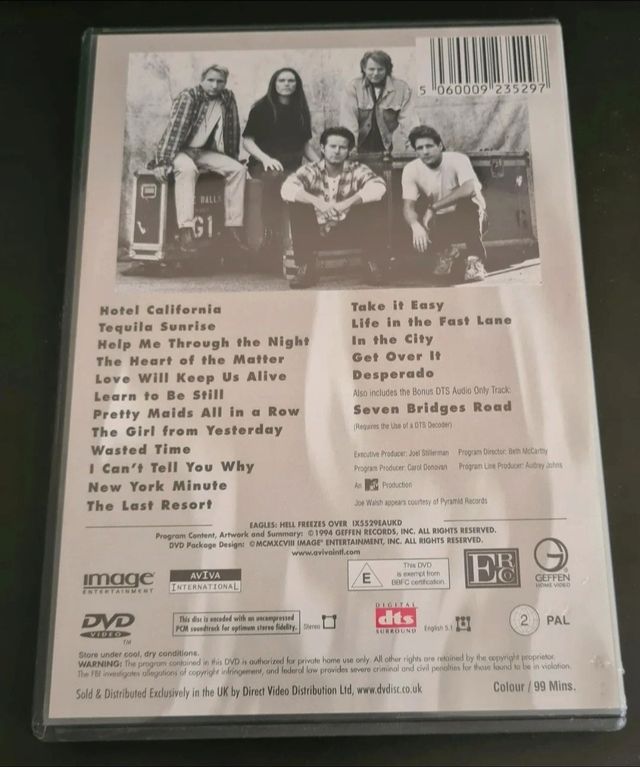 Eagles - Hell Freezes Over - DVD