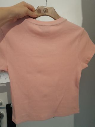 Camiseta viral rosa OMG