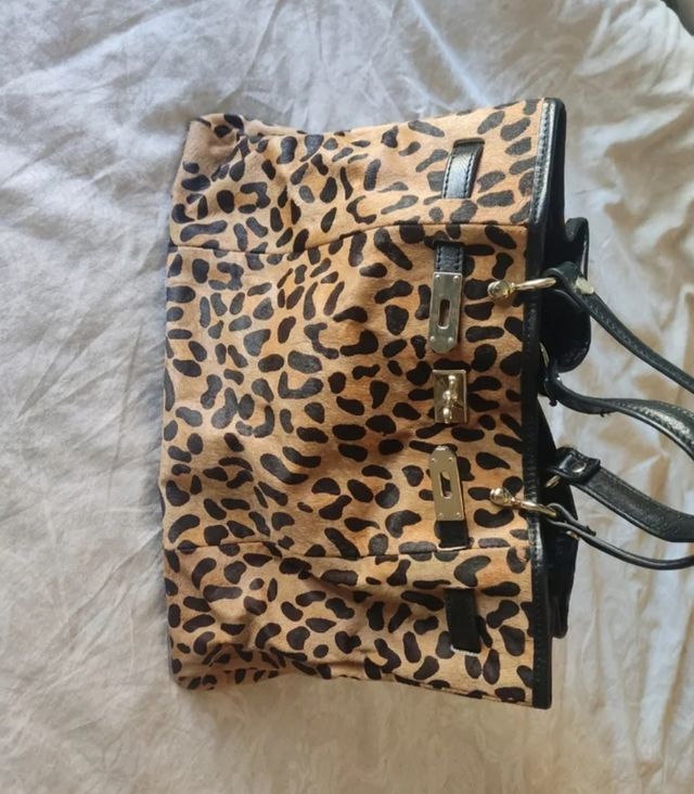 bolso de piel leopardo
