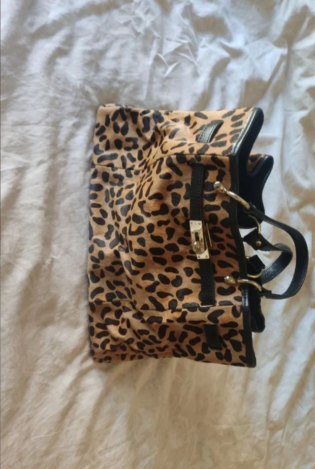 bolso de piel leopardo