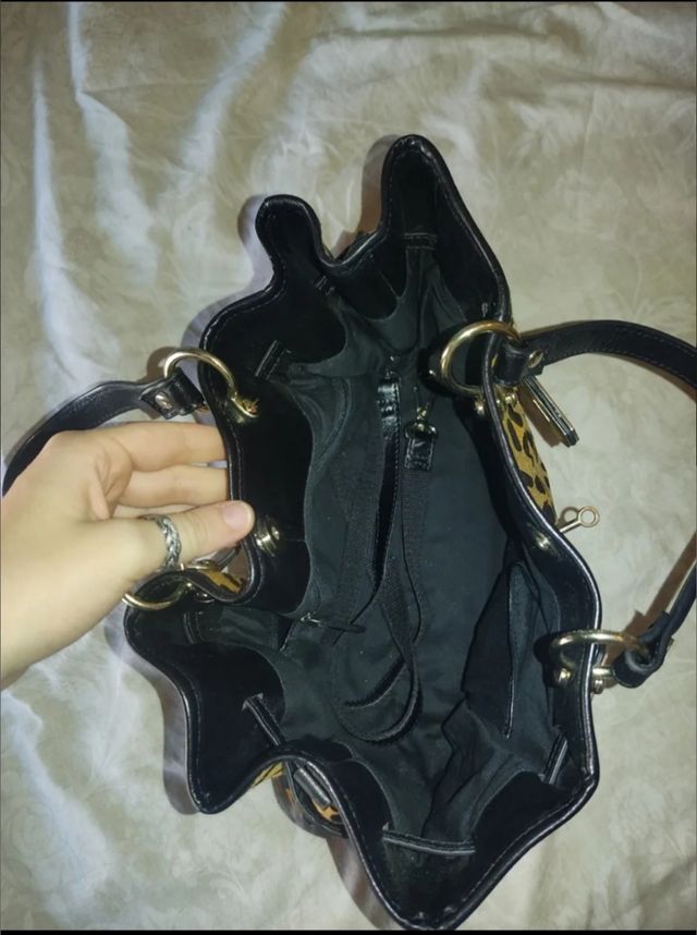 bolso de piel leopardo