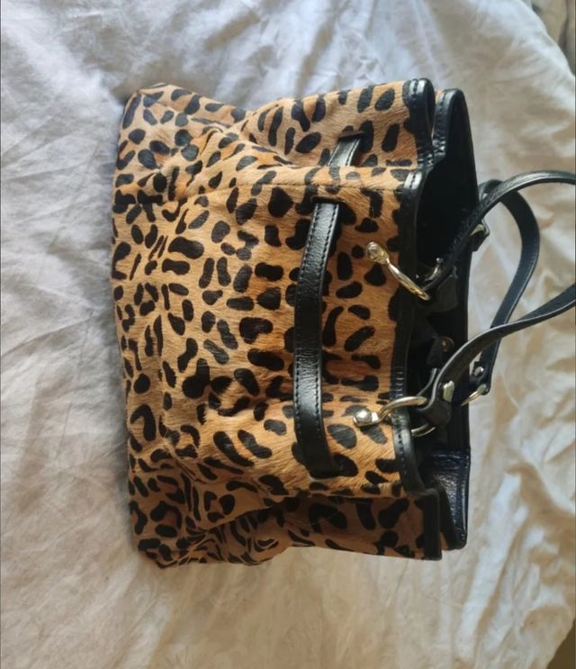 bolso de piel leopardo
