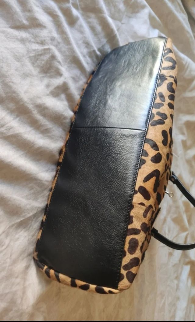 bolso de piel leopardo
