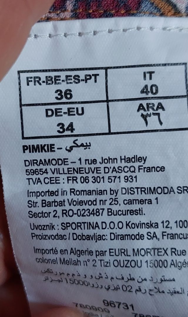 Mini dress flowers Pimkie "40"