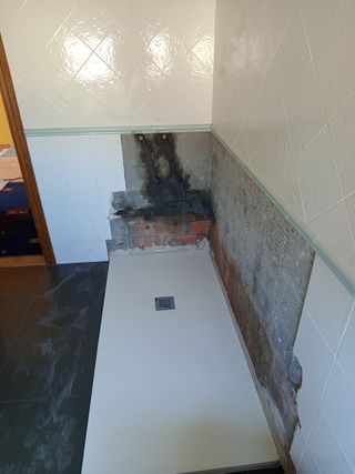 Plato de ducha por bañera 