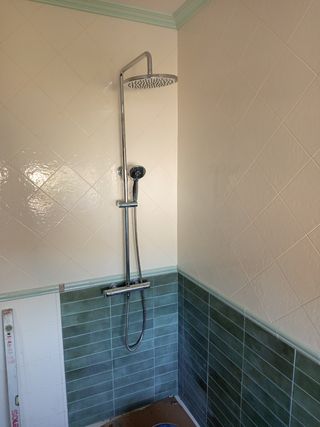 Plato de ducha por bañera 