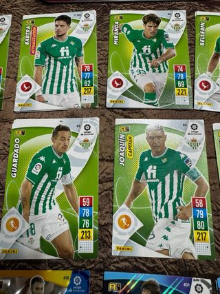 Adrenalyn cromos Betis 