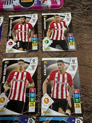 Adrenalyn cromos Atletico de Bilbao