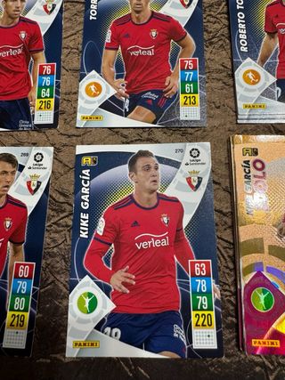 Adrenalyn cromos Osasuna