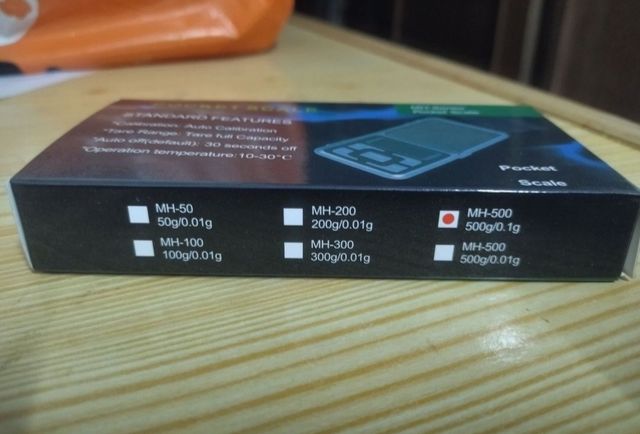 Balança digital de precisão 0,1-500g