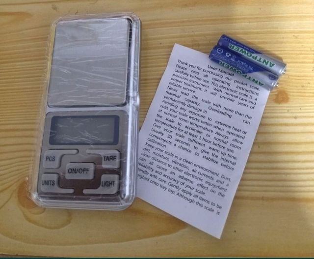 Balança digital de precisão 0,1-500g