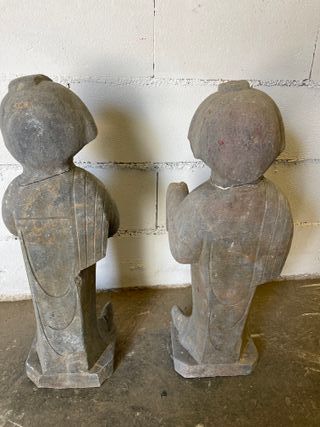 ✅figura oriental piedra maciza