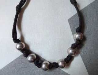 Gargantilla b&g, baño plata