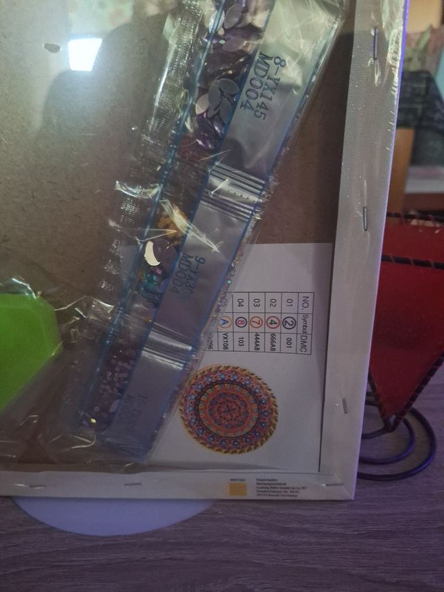 Diamond painting mandala