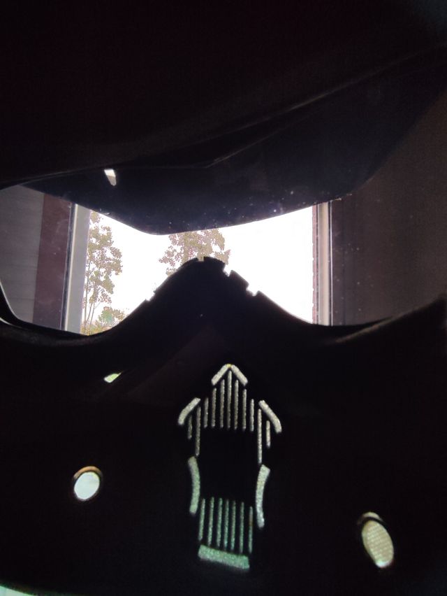 Mascara deporte casco jet