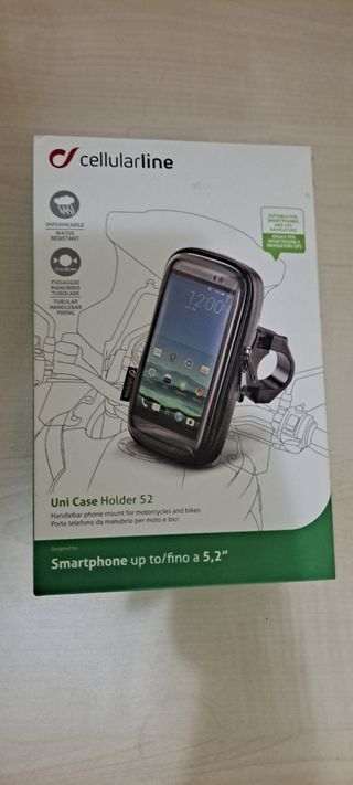 Soporte smartphone moto cellularline
