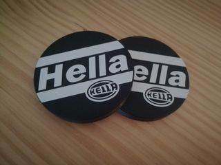 Tapas Hella negras 117mm