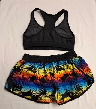LOTE DE ROPA DEPORTIVA de CHICA  TALLA S