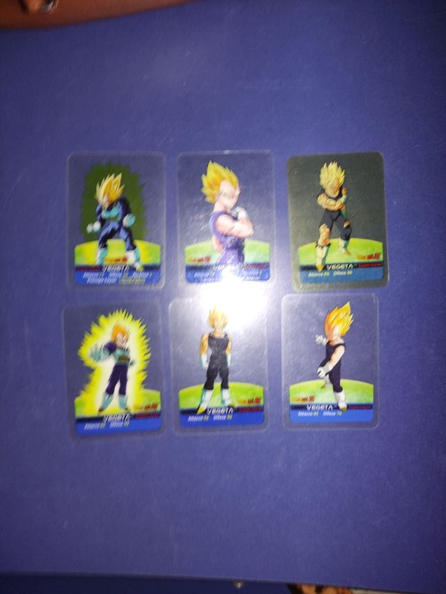Lamincards Dragon ball Z vegeta varie