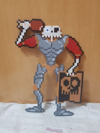 Figura Pixel Art di Sir Daniel Fortesque (Medievil)