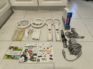 Wii + accesorios + 3 juegos