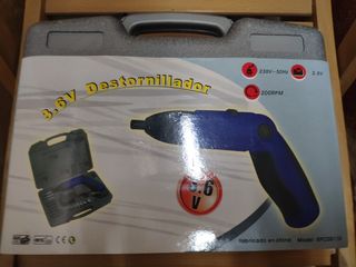 Destornillador eléctrico 3.6v