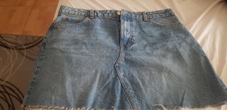 Falda vaquera talla L