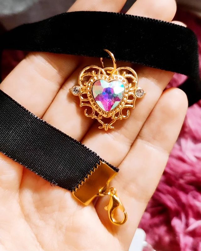 Gargantilla elegante terciopelo mujer