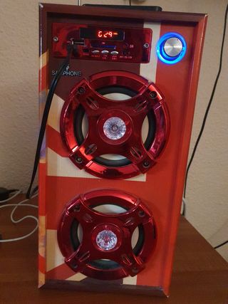 Altavoz radio y usb Inglaterra big beng