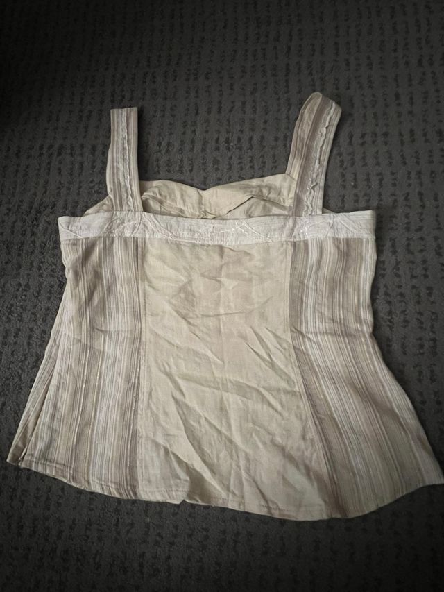 Magnífico top de lino