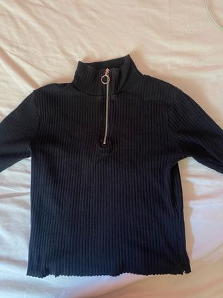 Camiseta negra Bershka